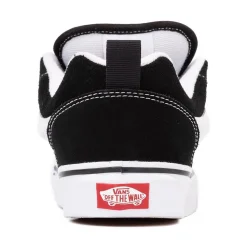 Outlet Vans Knu Skool Skate Shoe - Black / True White