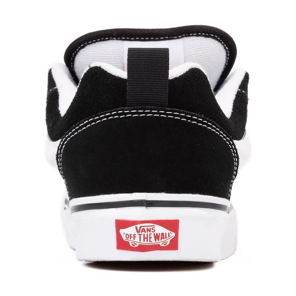 Outlet Vans Knu Skool Skate Shoe - Black / True White