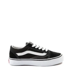 Outlet Vans Old Skool Skate Shoe - Little Kid / Big Kid - Black / White