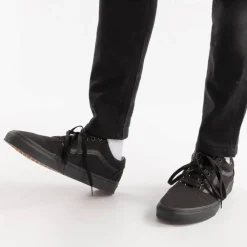 Best Sale Vans Old Skool Skate Shoe - Black Monochrome