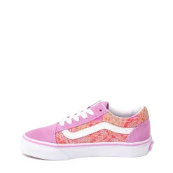 Fashion Vans Old Skool Skate Shoe - Little Kid - Pink / Floral Camo