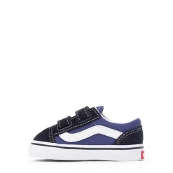 Cheap Vans Old Skool V Skate Shoe - Baby / Toddler - Blue / Navy