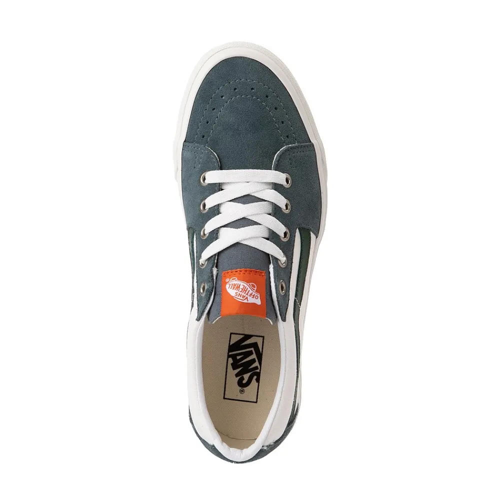 Best Sale Vans Sk8 Low Skate Shoe - Varsity Blue / White / Green