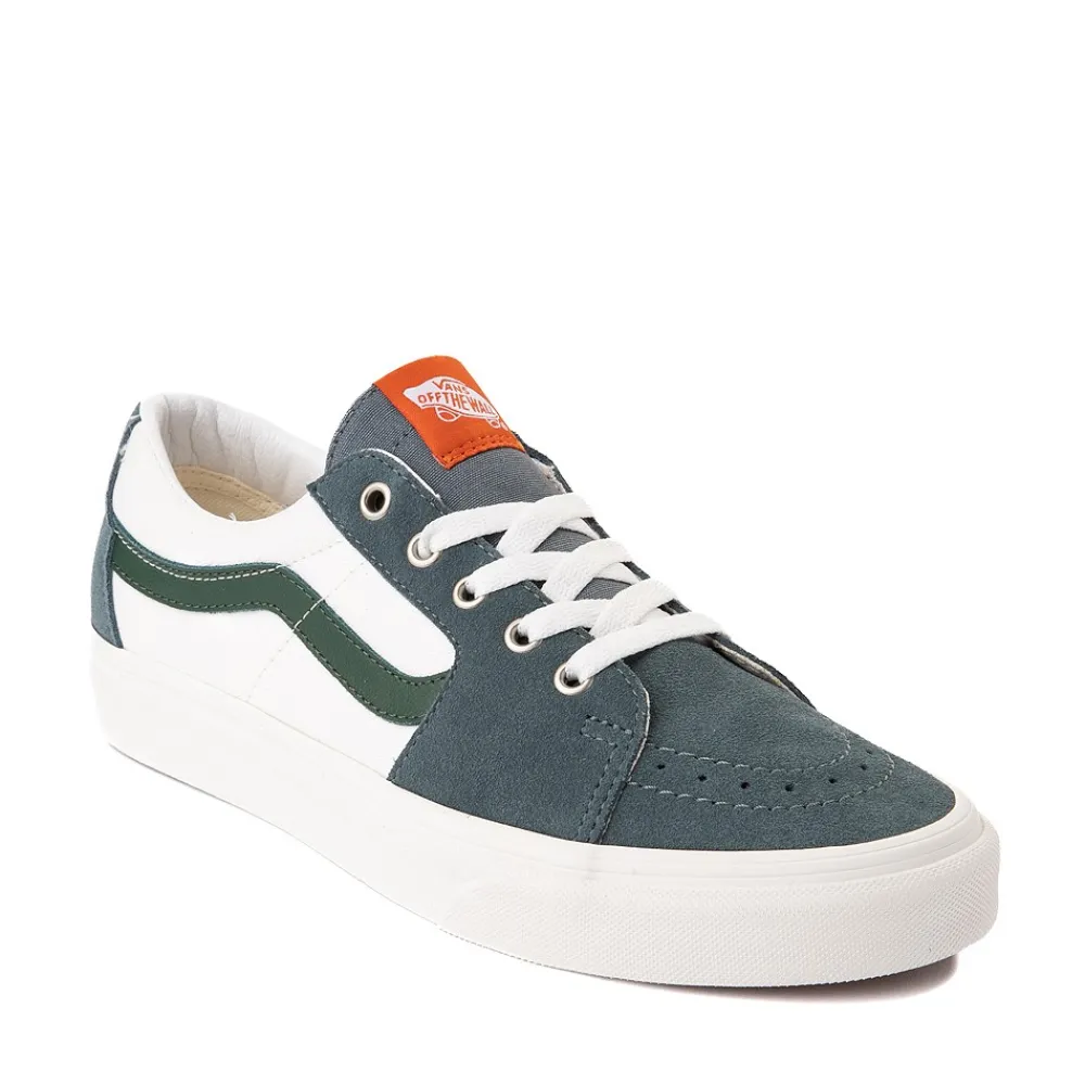 Best Sale Vans Sk8 Low Skate Shoe - Varsity Blue / White / Green