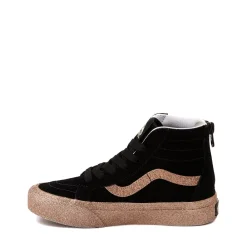 Store Vans Sk8-Hi Glitter Skate Shoe - Little Kid - Black / Gold