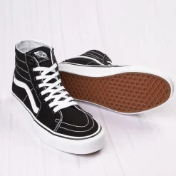 Clearance Vans Sk8-Hi Tapered Skate Shoe - Black
