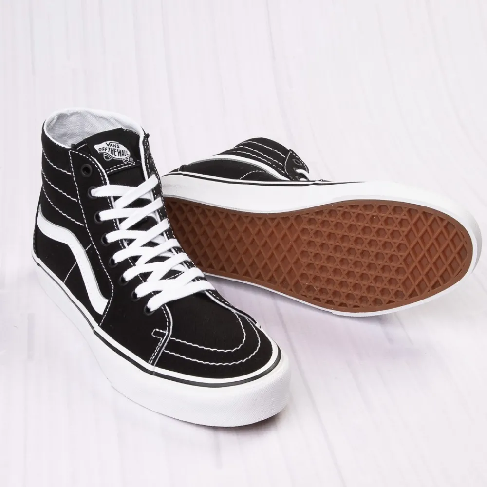 Clearance Vans Sk8-Hi Tapered Skate Shoe - Black