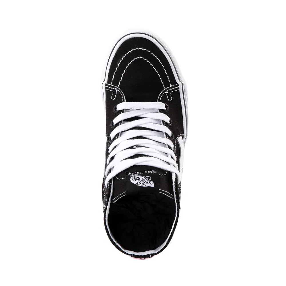 Clearance Vans Sk8-Hi Tapered Skate Shoe - Black