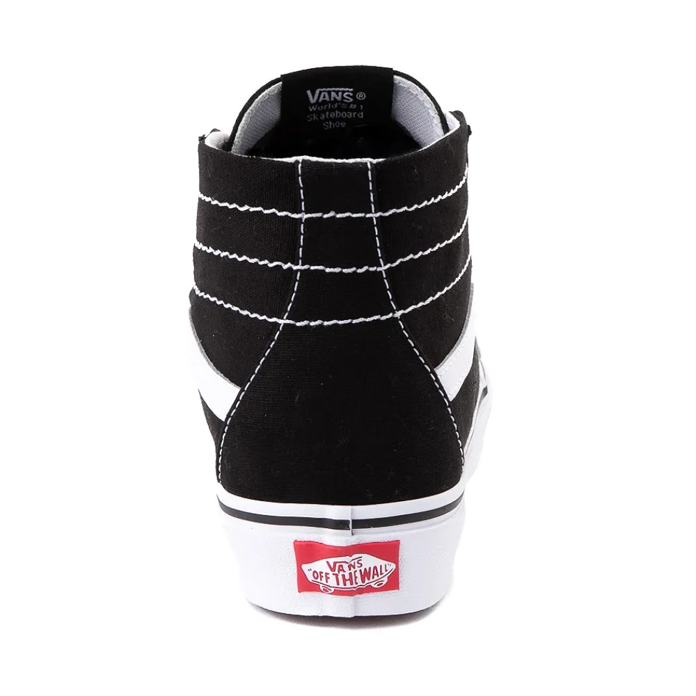 Clearance Vans Sk8-Hi Tapered Skate Shoe - Black
