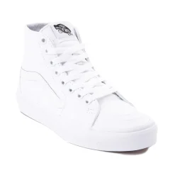 Cheap Vans Sk8-Hi Tapered Skate Shoe - True White Monochrome