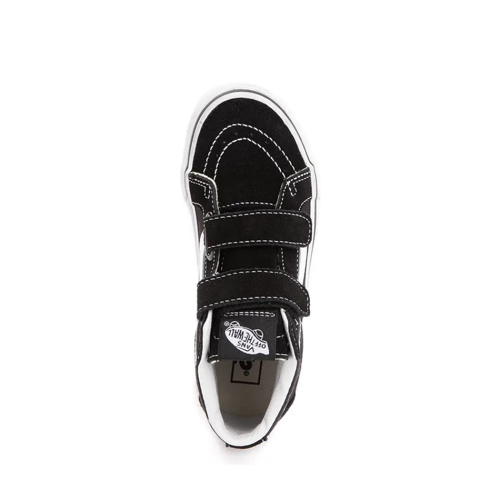 Sale Vans Sk8-Mid Reissue V Skate Shoe - Little Kid / Big Kid - Black
