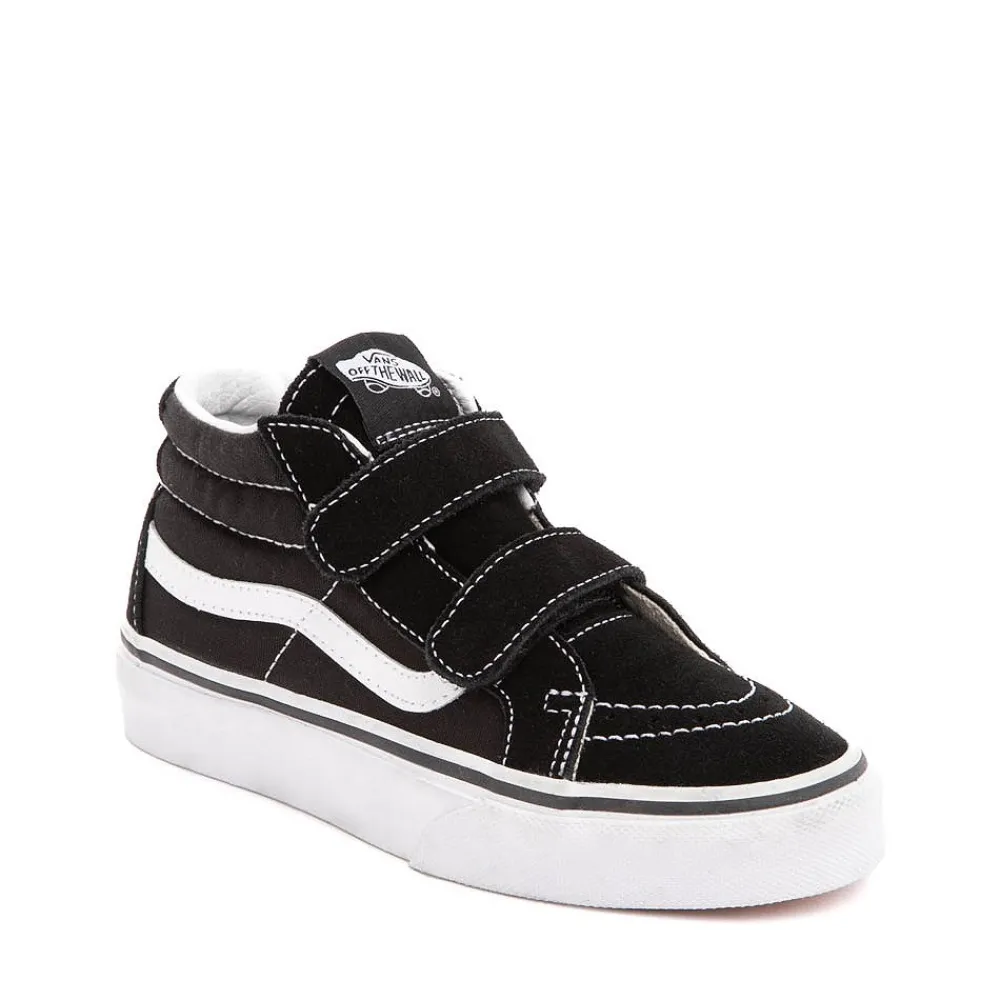 Sale Vans Sk8-Mid Reissue V Skate Shoe - Little Kid / Big Kid - Black