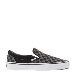 Shop Vans Slip-On Checkerboard Skate Shoe - Grey / Black