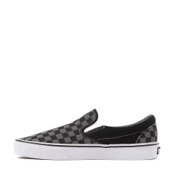 Shop Vans Slip-On Checkerboard Skate Shoe - Grey / Black