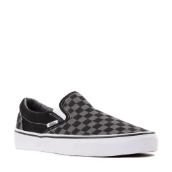 Shop Vans Slip-On Checkerboard Skate Shoe - Grey / Black