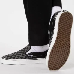 Shop Vans Slip-On Checkerboard Skate Shoe - Grey / Black