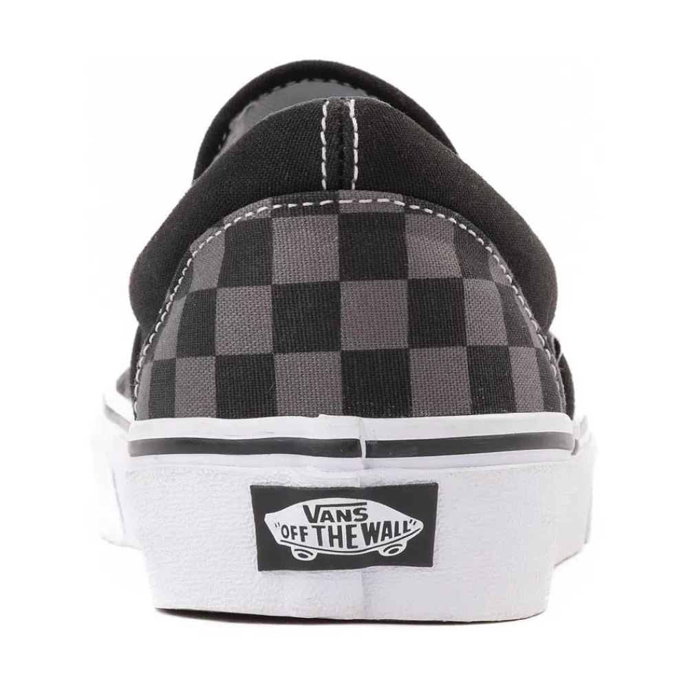 Shop Vans Slip-On Checkerboard Skate Shoe - Grey / Black