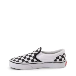 Best Sale Vans Slip-On Checkerboard Skate Shoe - Little Kid / Big Kid - Black / White