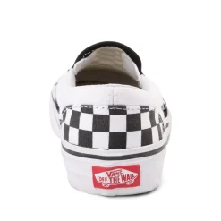 Best Sale Vans Slip-On Checkerboard Skate Shoe - Little Kid / Big Kid - Black / White