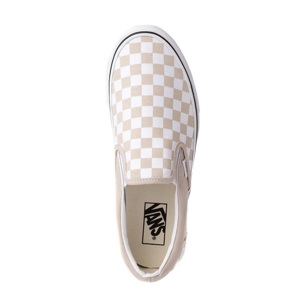 Best Sale Vans Slip-On Checkerboard Skate Shoe - French Oak
