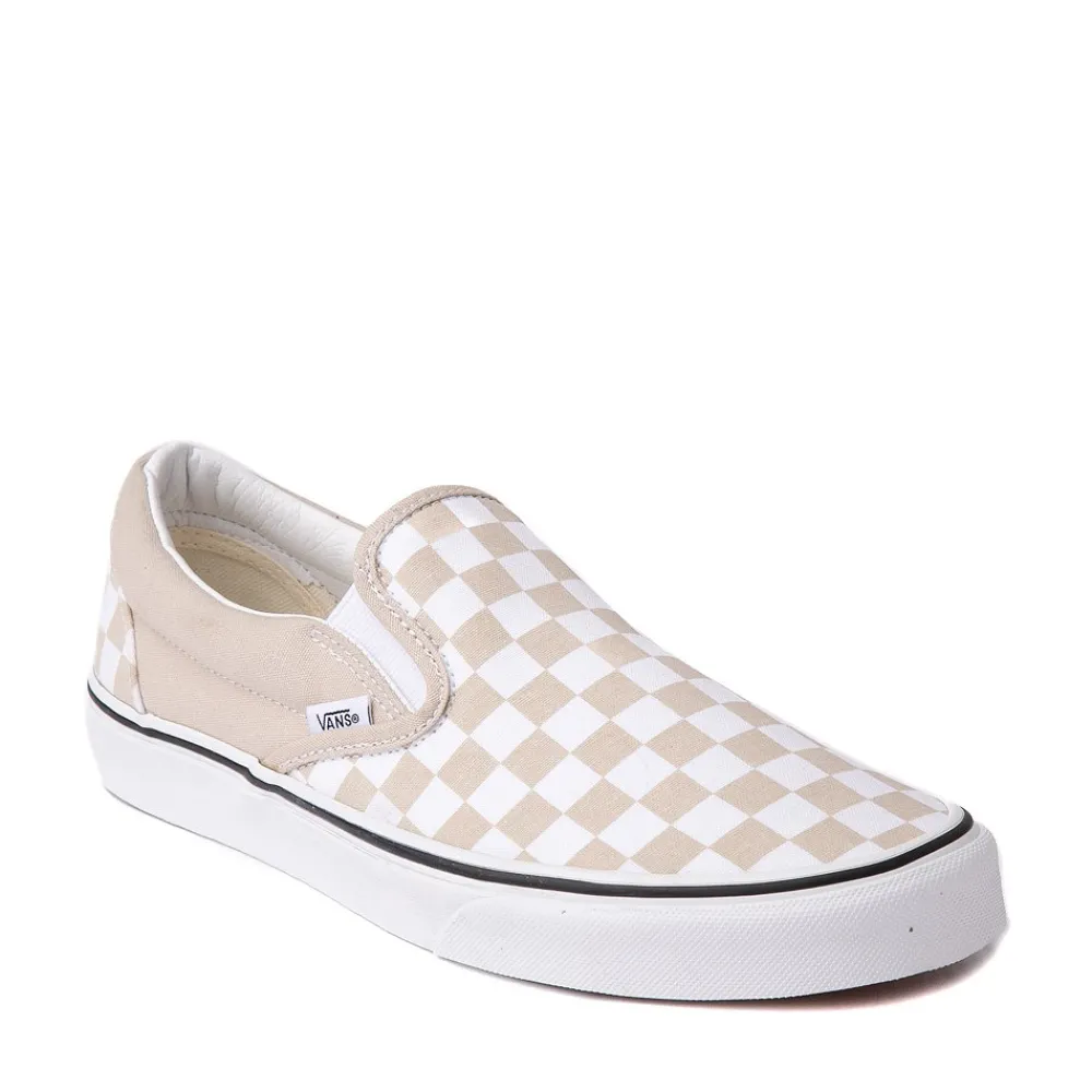 Best Sale Vans Slip-On Checkerboard Skate Shoe - French Oak