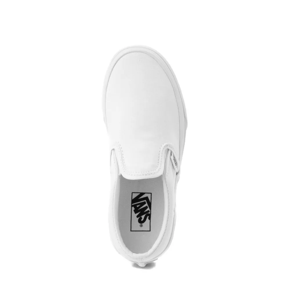 Shop Vans Slip-On Skate Shoe - Little Kid / Big Kid - White