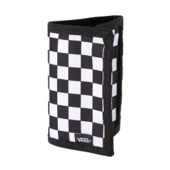 Shop Vans Slipped Tri-Fold Checkerboard Wallet - Black / White