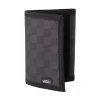 Cheap Vans Slipped Tri-Fold Checkerboard Wallet - Black / Grey