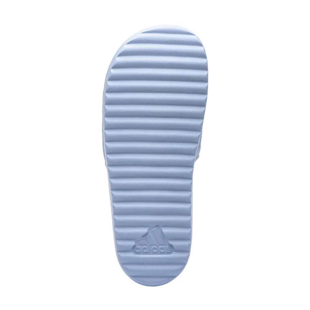 Shop adidas Womens Adilette Platform Slide Sandal - Blue Dawn