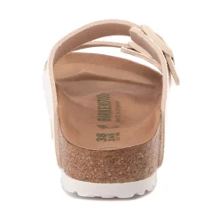 Clearance Birkenstock Womens Arizona Vegan Sandal - Eggshell