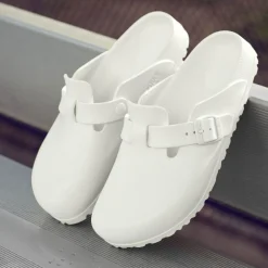 Best Birkenstock Womens Boston Eva Clog - White