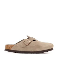 Sale Birkenstock Womens Boston Soft Footbed Clog - Taupe