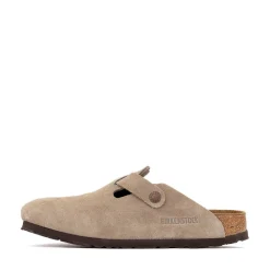 Sale Birkenstock Womens Boston Soft Footbed Clog - Taupe