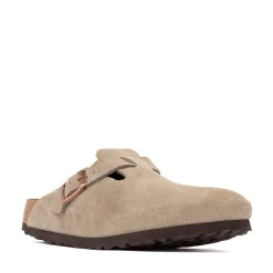 Sale Birkenstock Womens Boston Soft Footbed Clog - Taupe