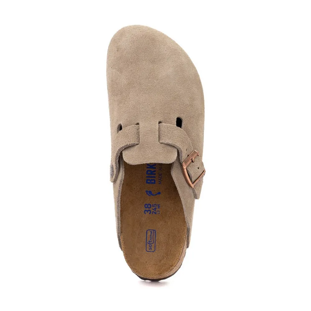 Sale Birkenstock Womens Boston Soft Footbed Clog - Taupe