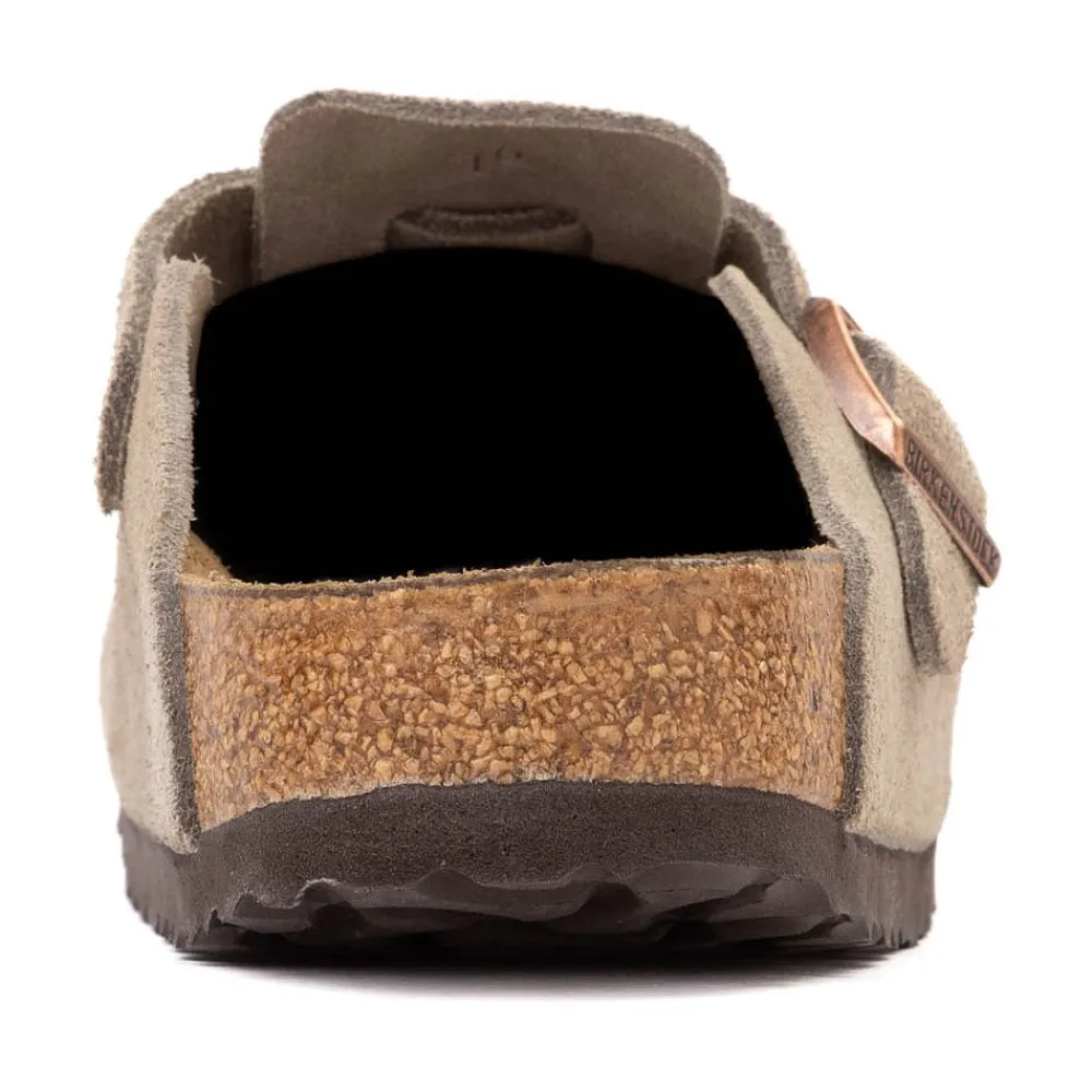 Sale Birkenstock Womens Boston Soft Footbed Clog - Taupe