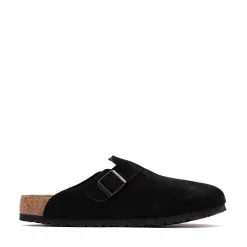 Best Sale Birkenstock Womens Boston Soft Footbed Clog - Black