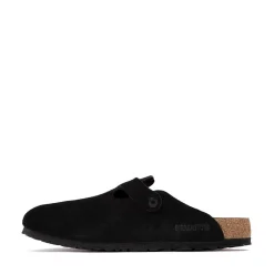 Best Sale Birkenstock Womens Boston Soft Footbed Clog - Black