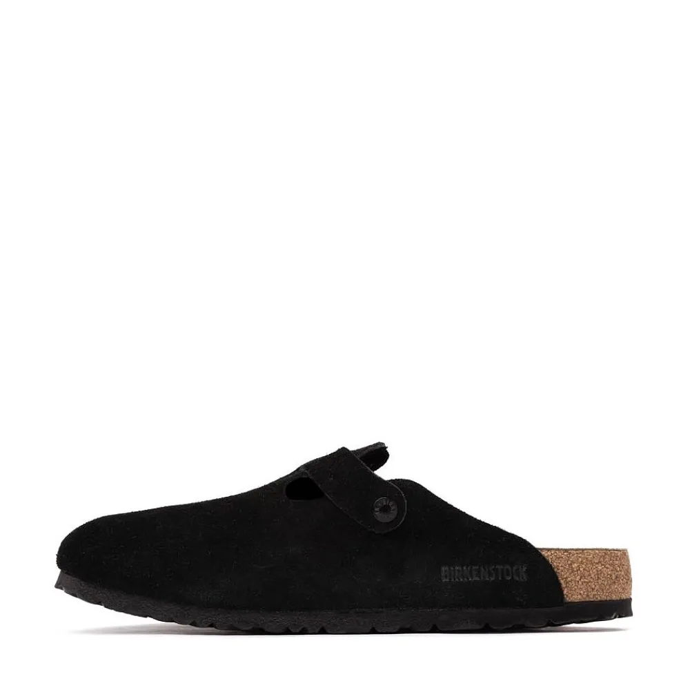 Best Sale Birkenstock Womens Boston Soft Footbed Clog - Black