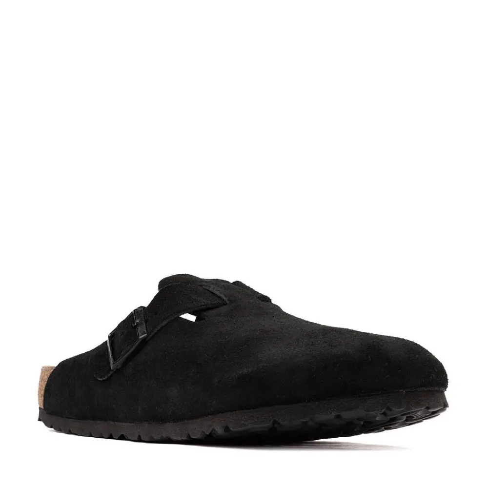 Best Sale Birkenstock Womens Boston Soft Footbed Clog - Black