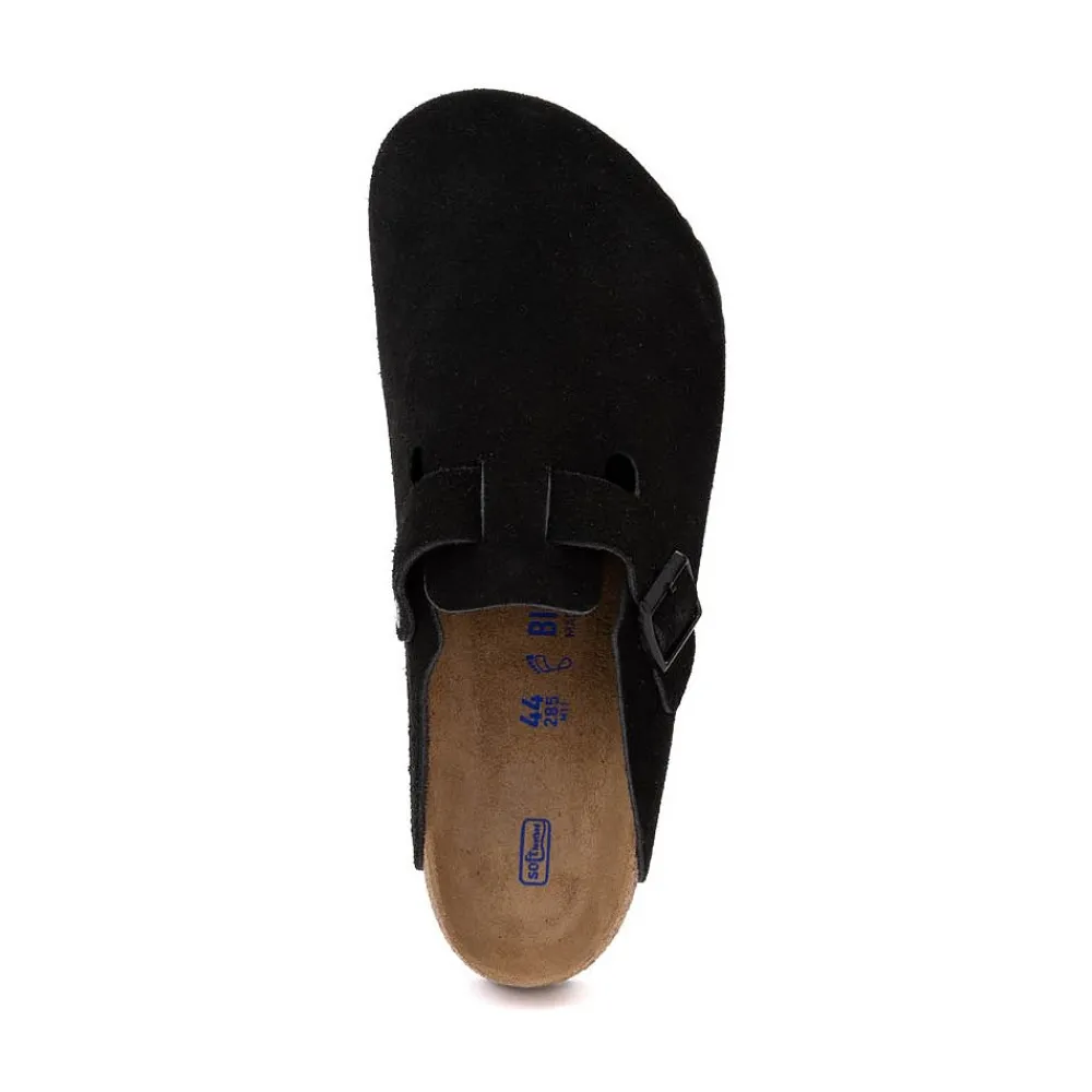 Best Sale Birkenstock Womens Boston Soft Footbed Clog - Black