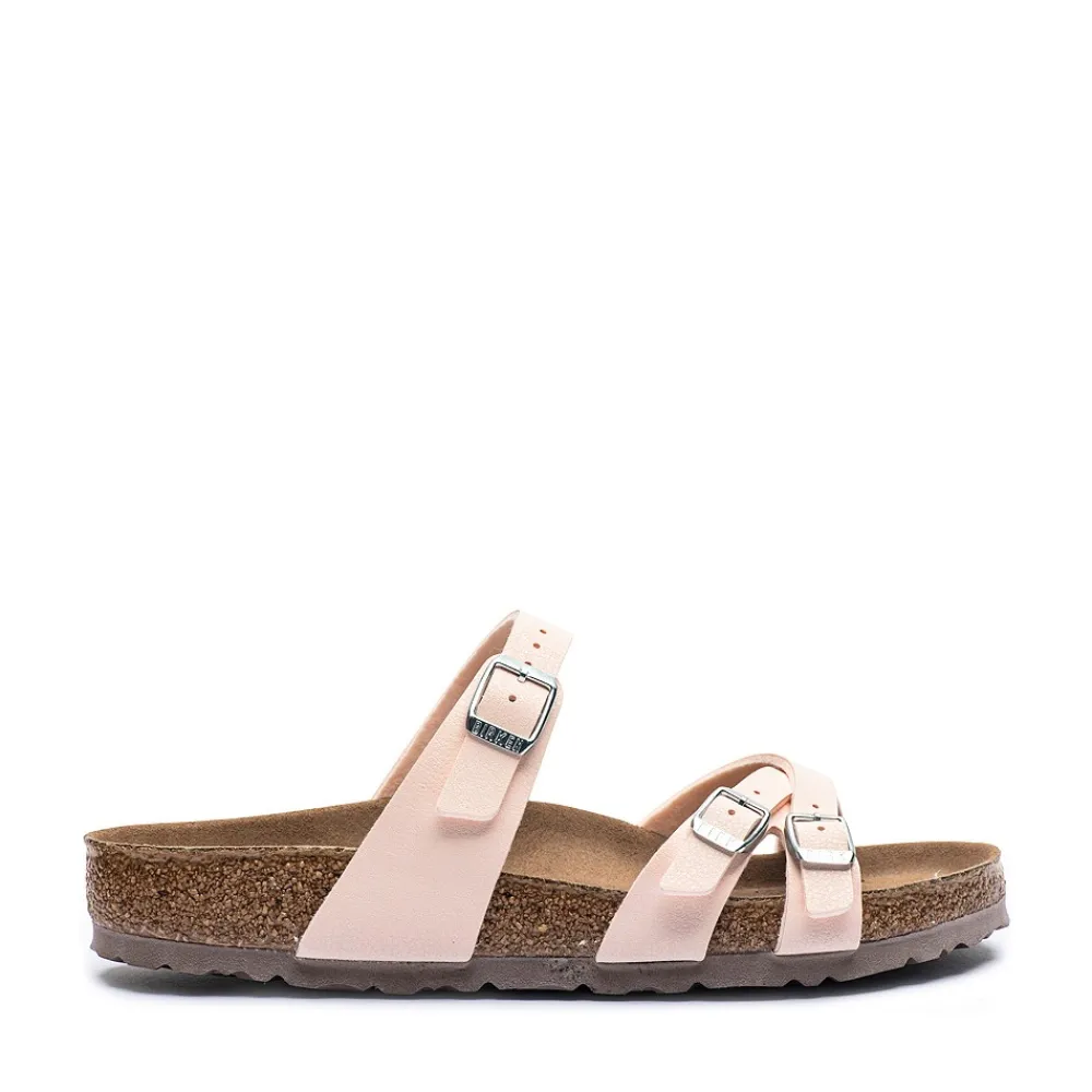 Cheap Birkenstock Womens Franca Vegan Sandal - Light Rose