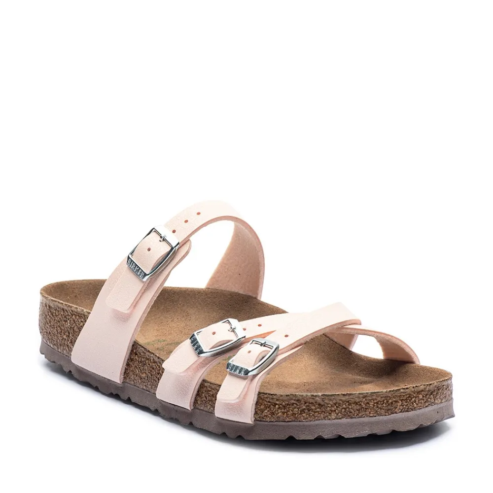 Cheap Birkenstock Womens Franca Vegan Sandal - Light Rose