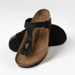 New Birkenstock Womens Gizeh Sandal - Black