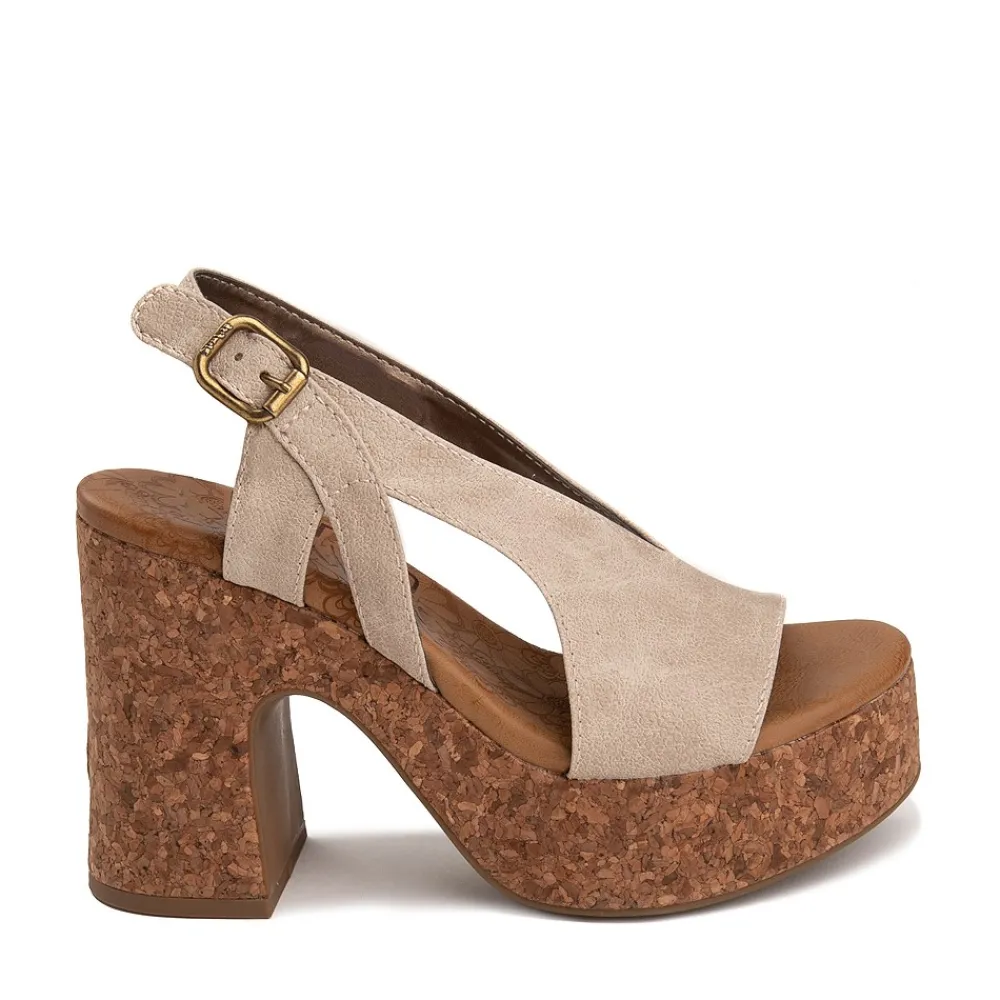 Store Blowfish Womens Partea Platform Sandal - Light Taupe