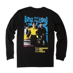 Best Boyz N The Hood Womens Long Sleeve Tee - Black