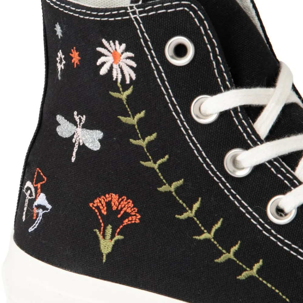 Online Converse Womens Chuck Taylor All Star Hi Lift Fairy Goddess Sneaker - Black