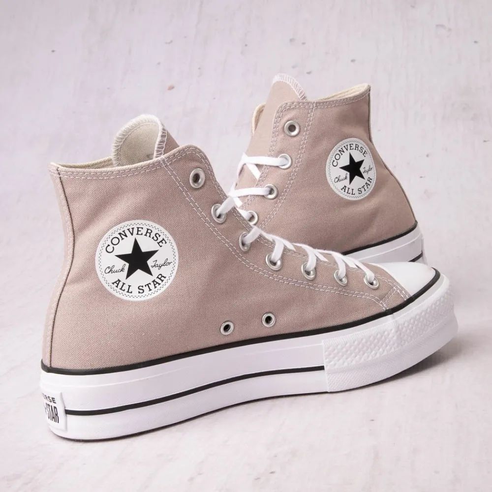 Discount Converse Womens Chuck Taylor All Star Lift Hi Sneaker - Wonder Stone