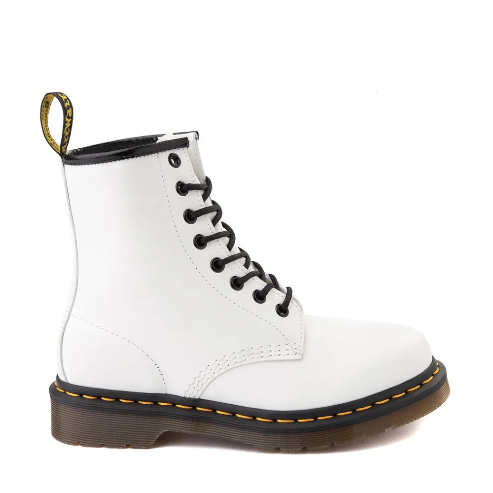 Hot Dr. Martens Womens 1460 8-Eye Boot - White
