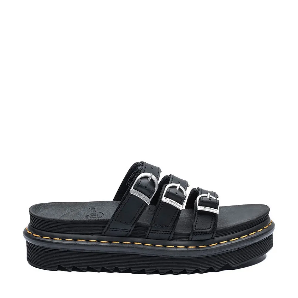 Outlet Dr. Martens Womens Blaire Slide Sandal - Black